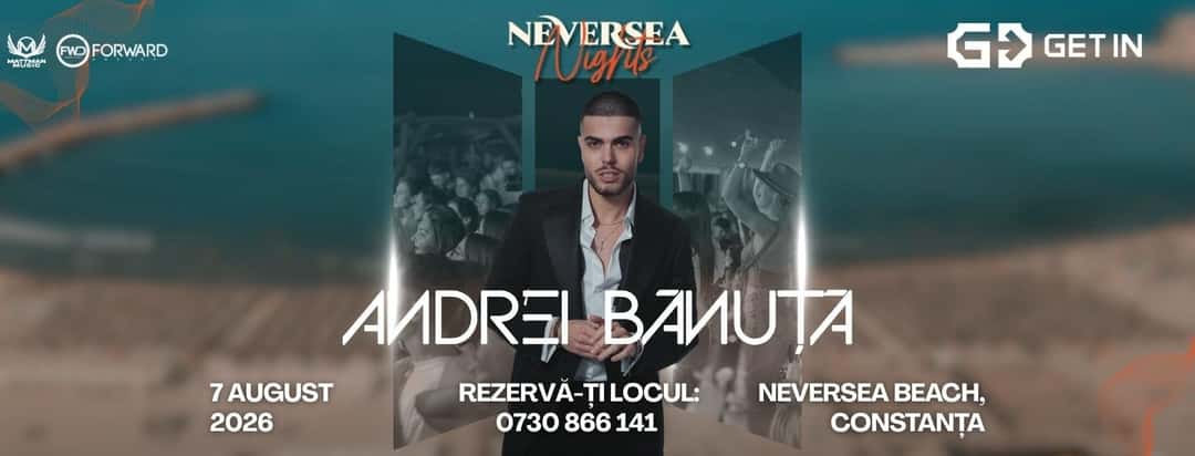 Andrei Bănuță – Neversea Nights, la Neversea Beach, Constanța