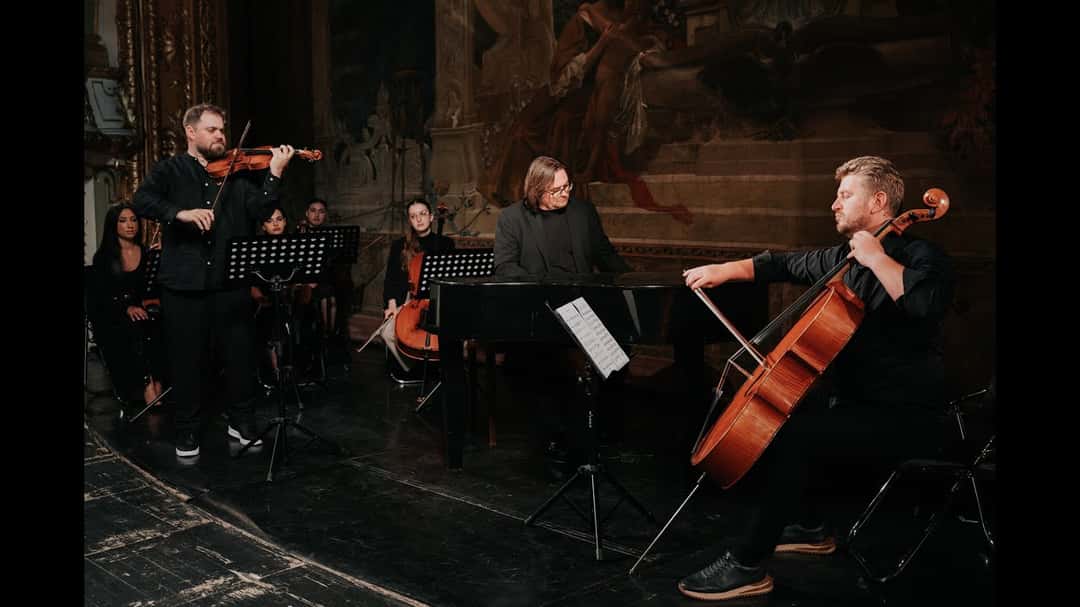 Andrei Oloieri Orchestra - Tides of Change; Solo Violin - Radu Cotoman; Solo cello - Emerich Gherca