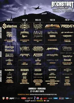 Rockstadt Extreme Fest, la Rockstadt Extreme Fest 2026, Ghimbav (Brașov)