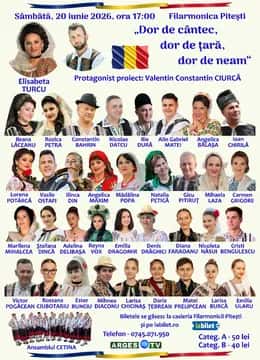 Spectacol Folcloric "Dor de Țară, Dor de Cântec, Dor de Neam", la Filarmonica Pitești, Pitești