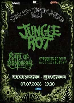 Jungle Rot / Rats of Gomorrah / Crimena, la Quantic, București