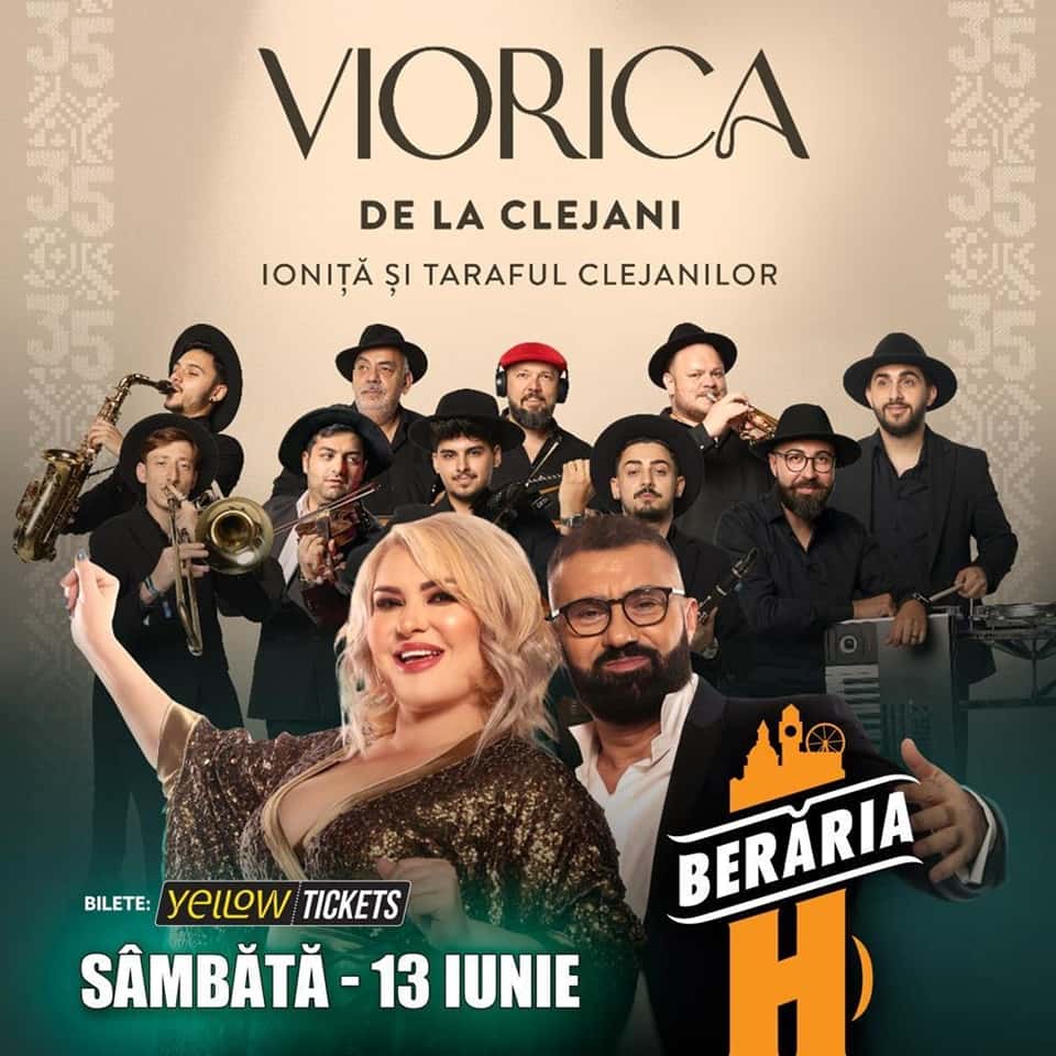 Viorica și Ioniță cu Taraful din Clejani, la Beraria H, București