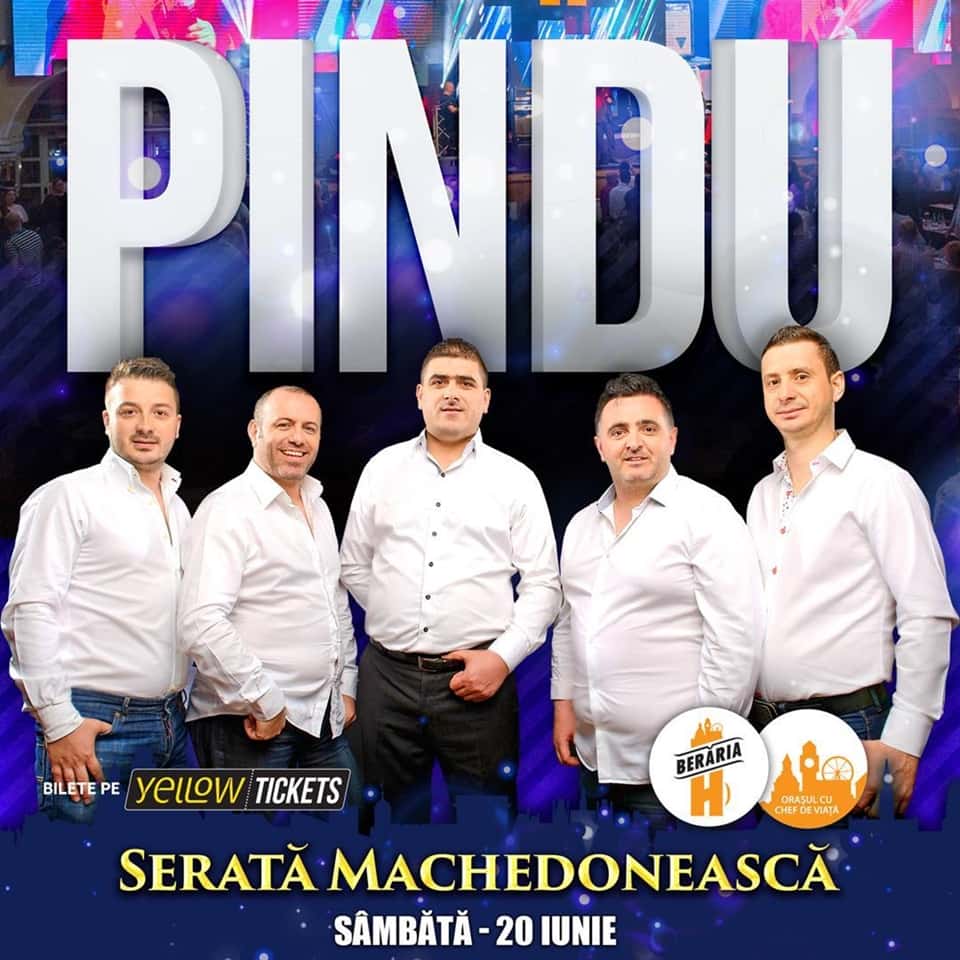 PINDU - Serată Machedonească, la Beraria H, București