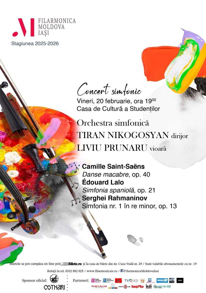Concert Simfonic – Saint-Saens, Lalo, Rahmaninov
