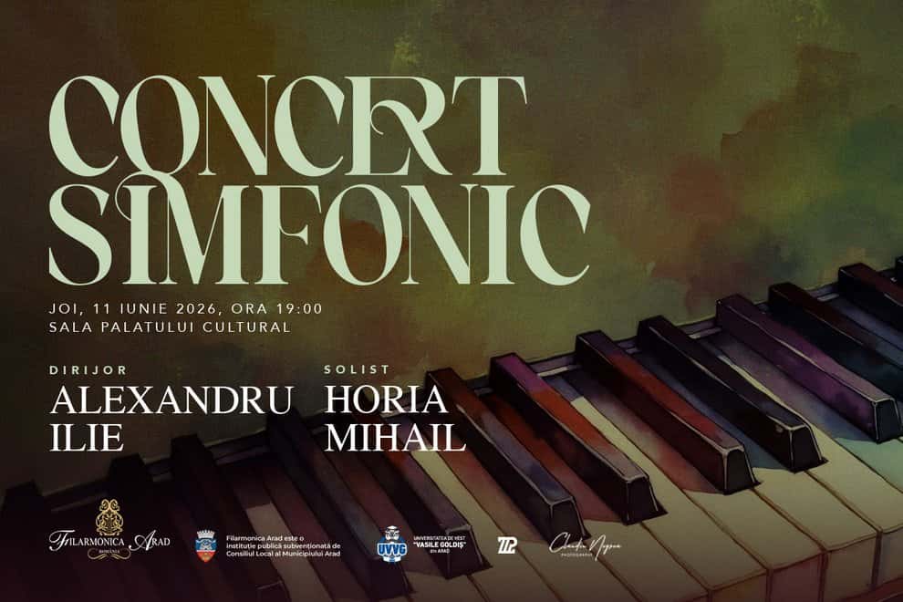 CONCERT SIMFONIC - Dirijor Alexandru Ilie - 11 iun 2026, la Filarmonica Arad, Arad