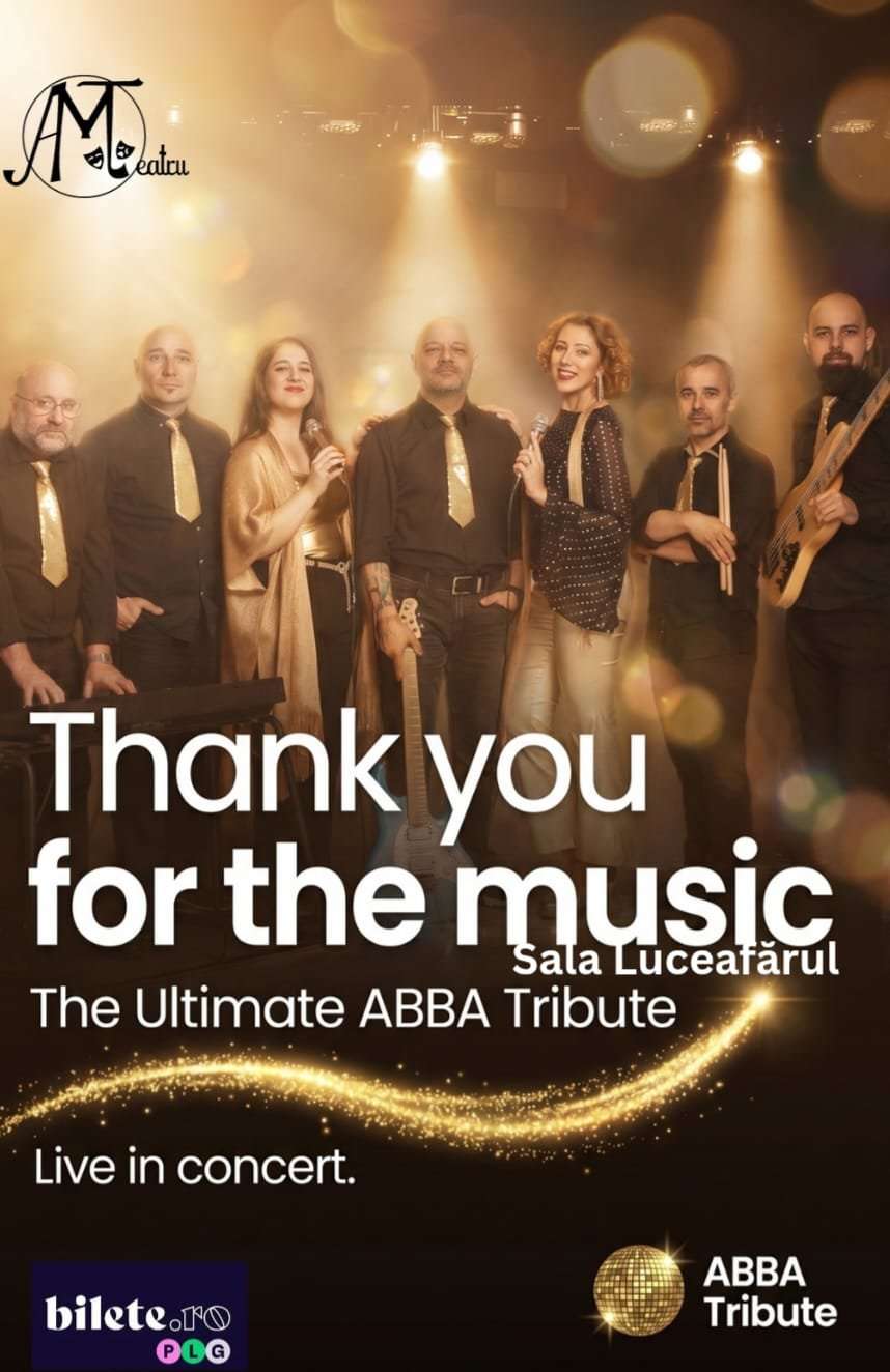 The Ultimate ABBA Tribute - 23 oct 2026, la Sala Luceafarul, București