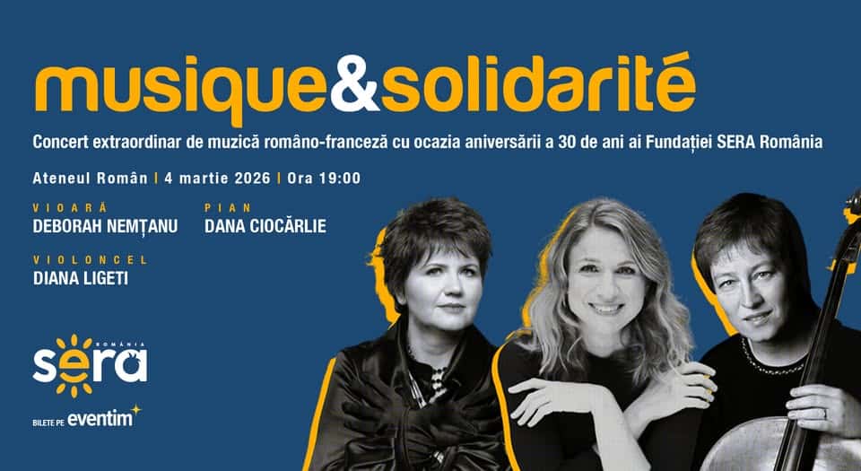 Musique & Solidarité – Concert Aniversar 30 de Ani Sera România