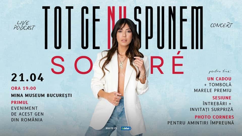 Tot Ce Nu Spunem: Live Podcast & Concert cu Sore