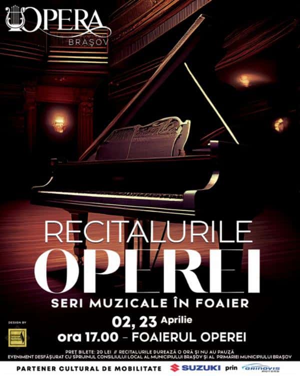 Recitalurile Operei Brașov – Seri muzicale în foaier